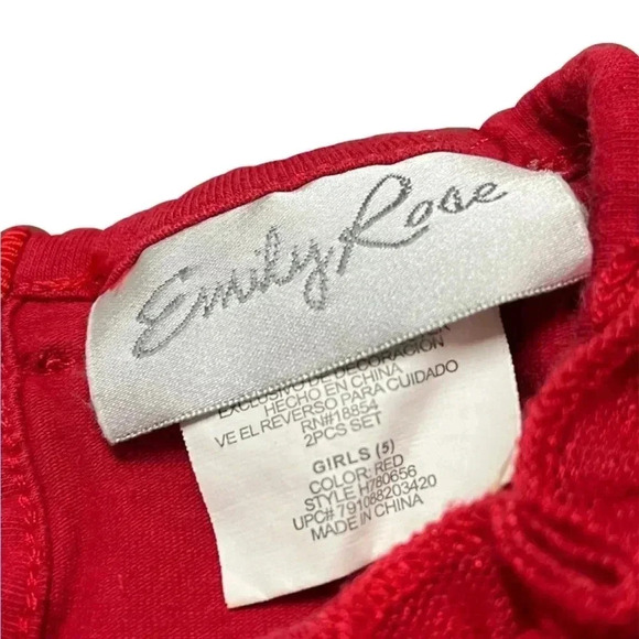 Emily Rose Christmas outfit size 5 - Picture 3 of 6